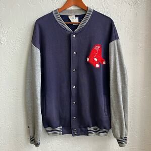 Vintage 90s Majestic Boston Red Sox Varsity Baseball Jacket USA XL